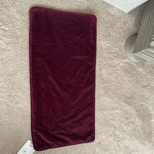 Pottery Barn Rich Burgundy Velvet Pillow Cover